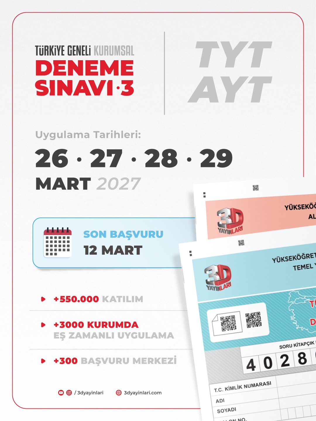 deneme 3 TYT AYT post