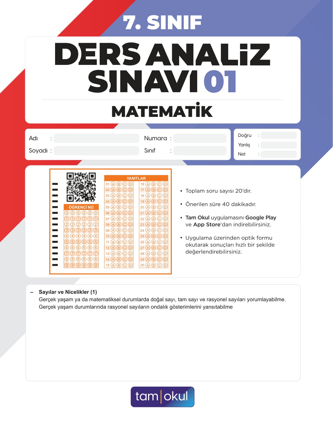 7 Sınıf Matematik Das