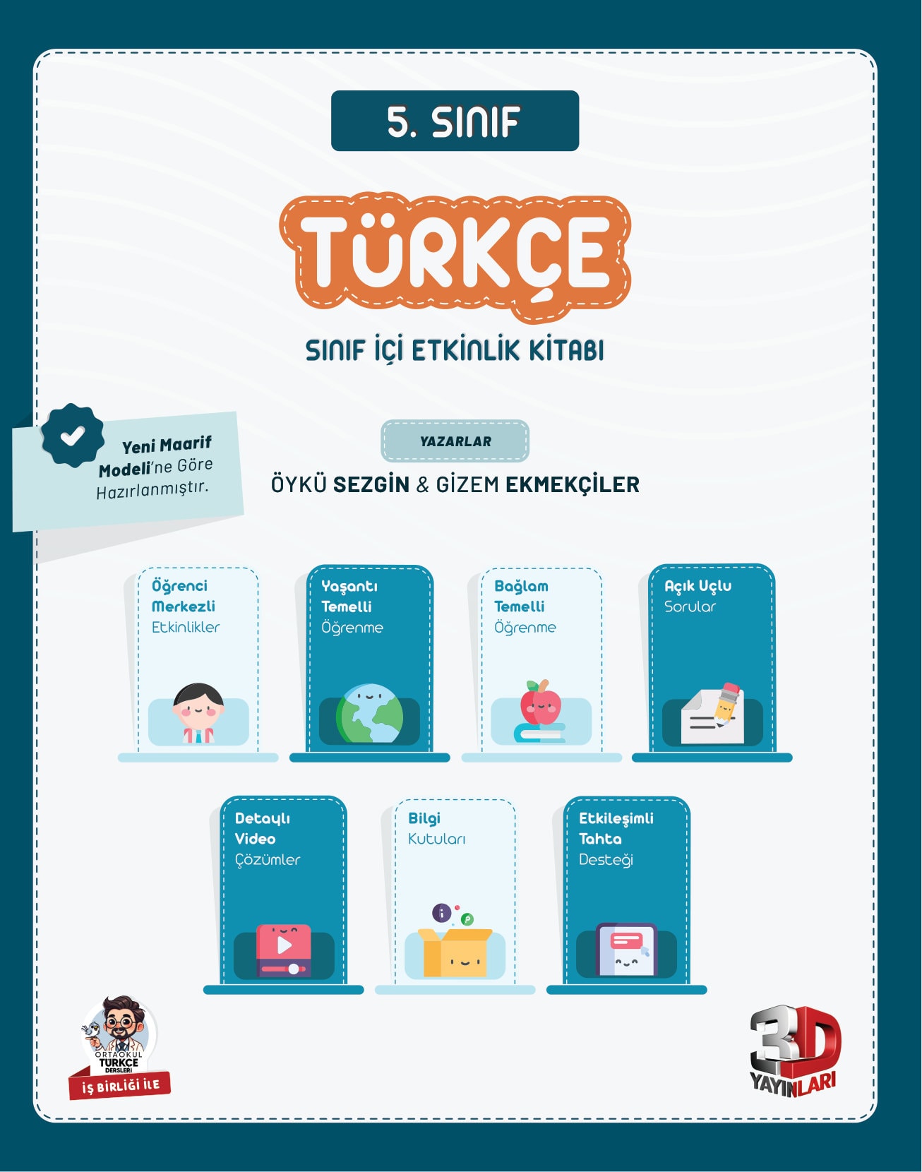 3D 5.Sınıf Türkçe Sınıf İçi Etkinlik Kitabı