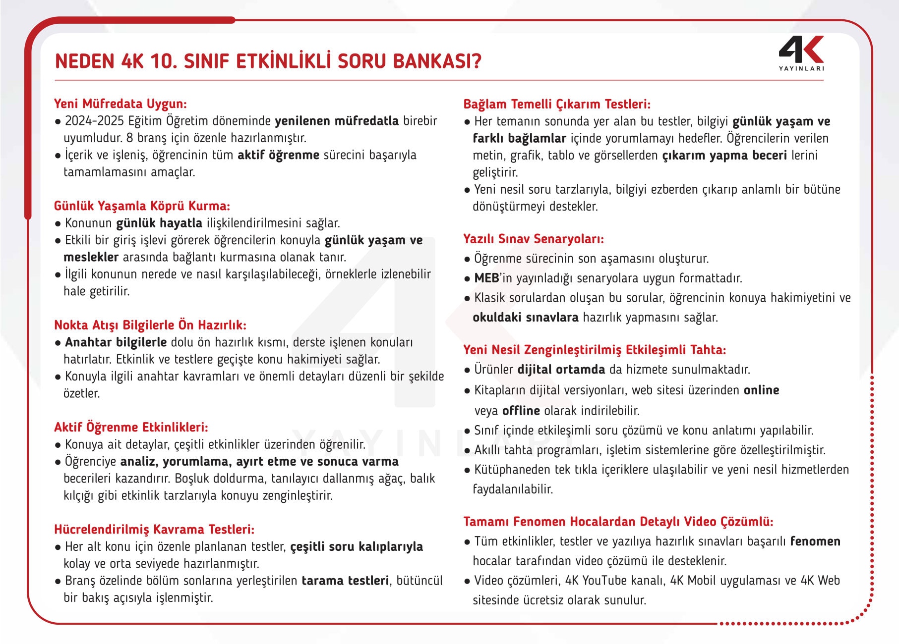 TANITIM 10. SINIF SORU BANKASI
