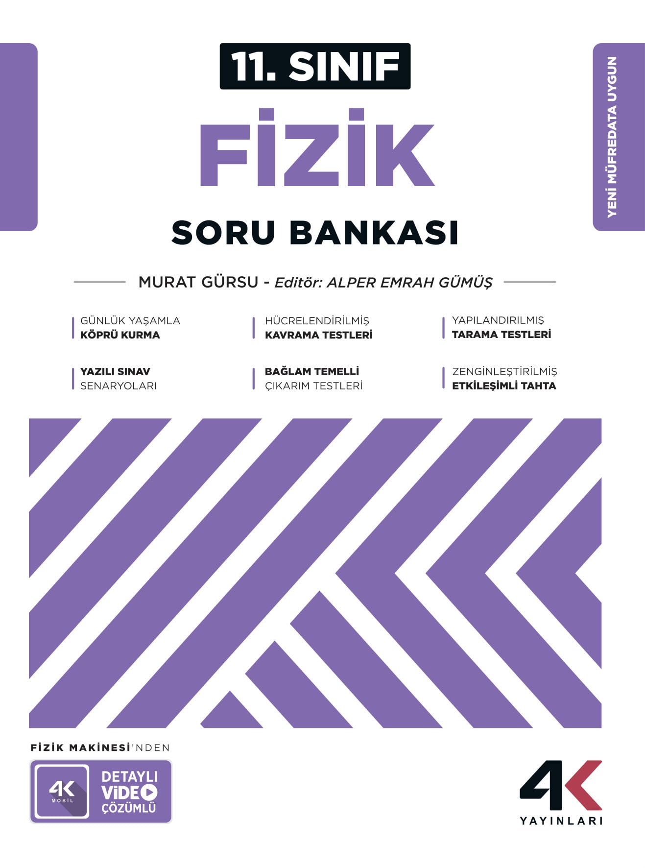 4K 11.SINIF SORU BANKASI FİZİK 2026-2027 ÖRNEK SAYFALAR