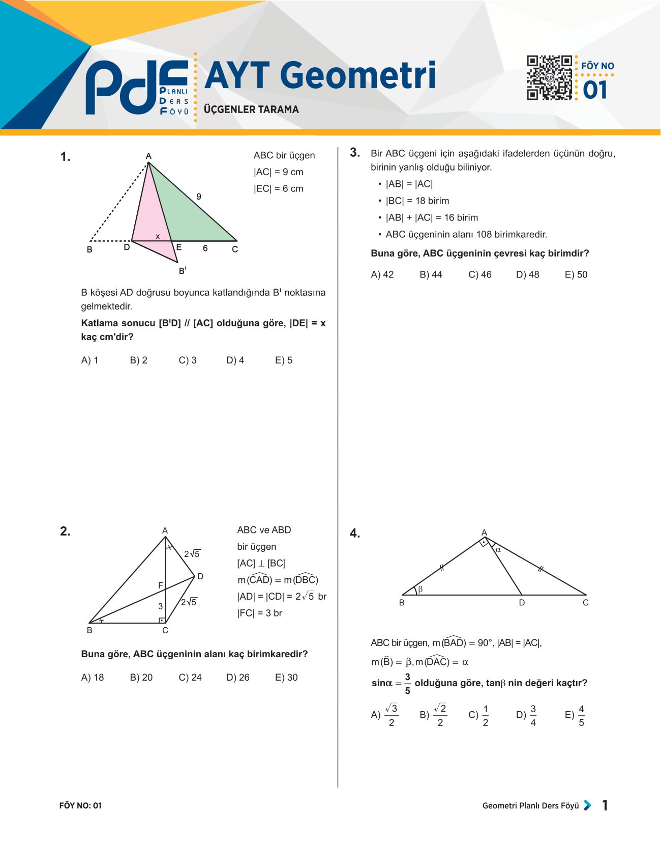 AYT PDF GEOMETRİ