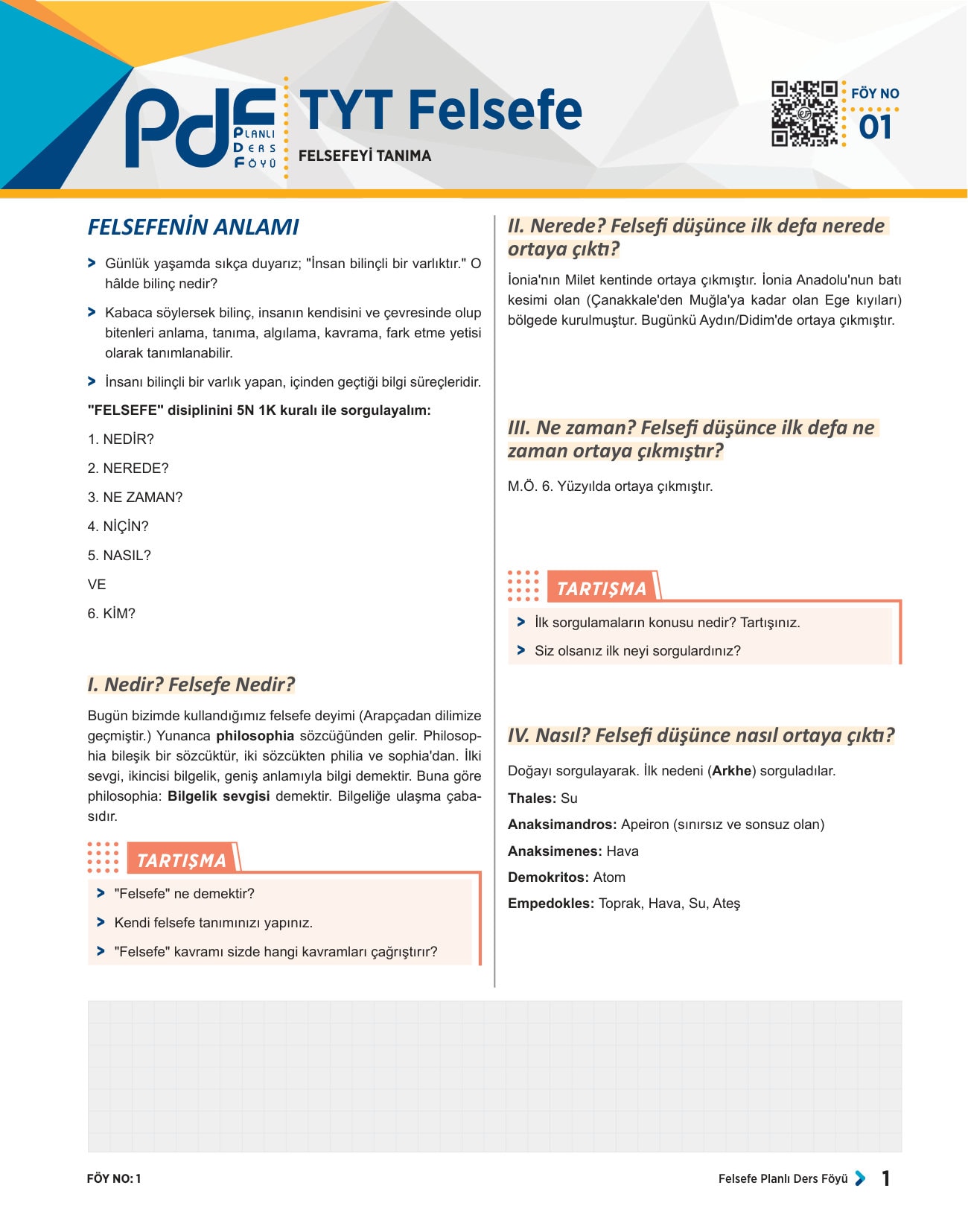 TYT PDF FELSEFE