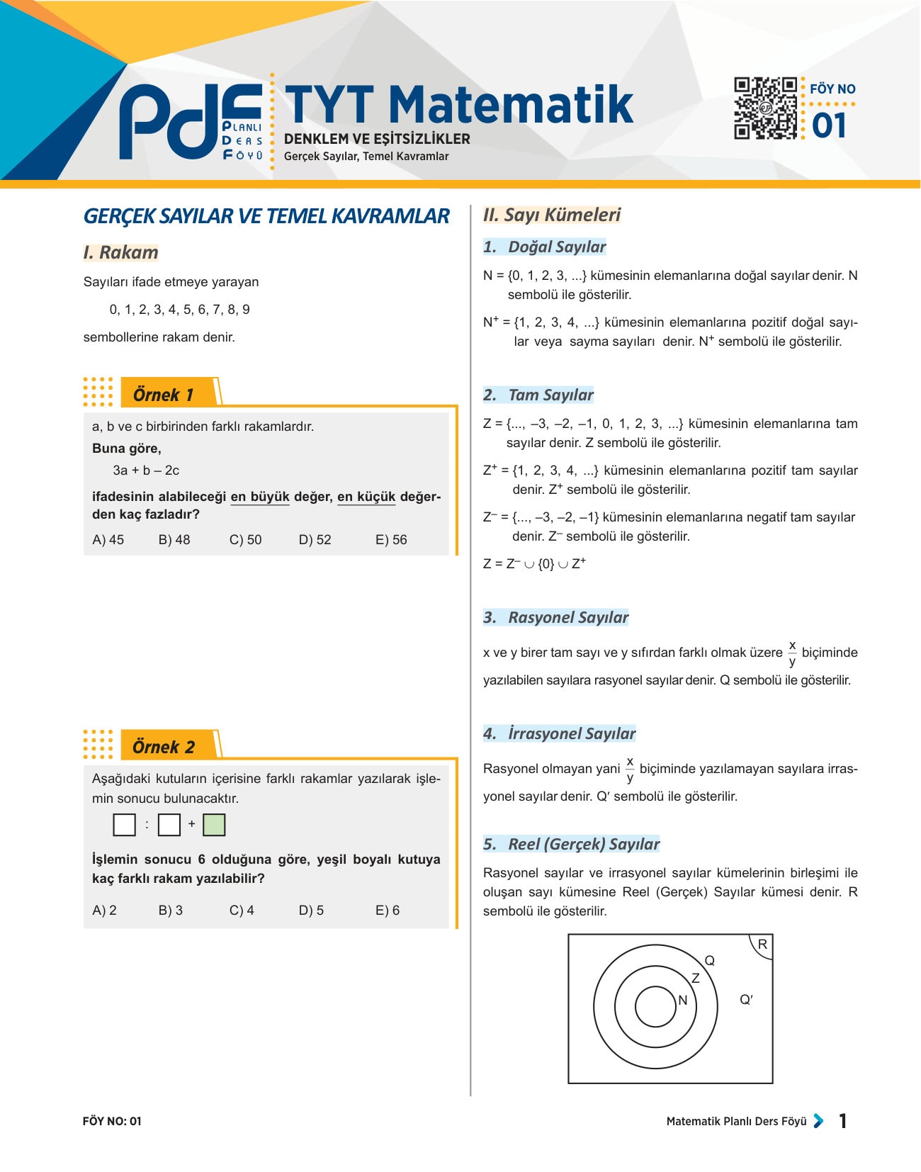TYT PDF MATEMATİK