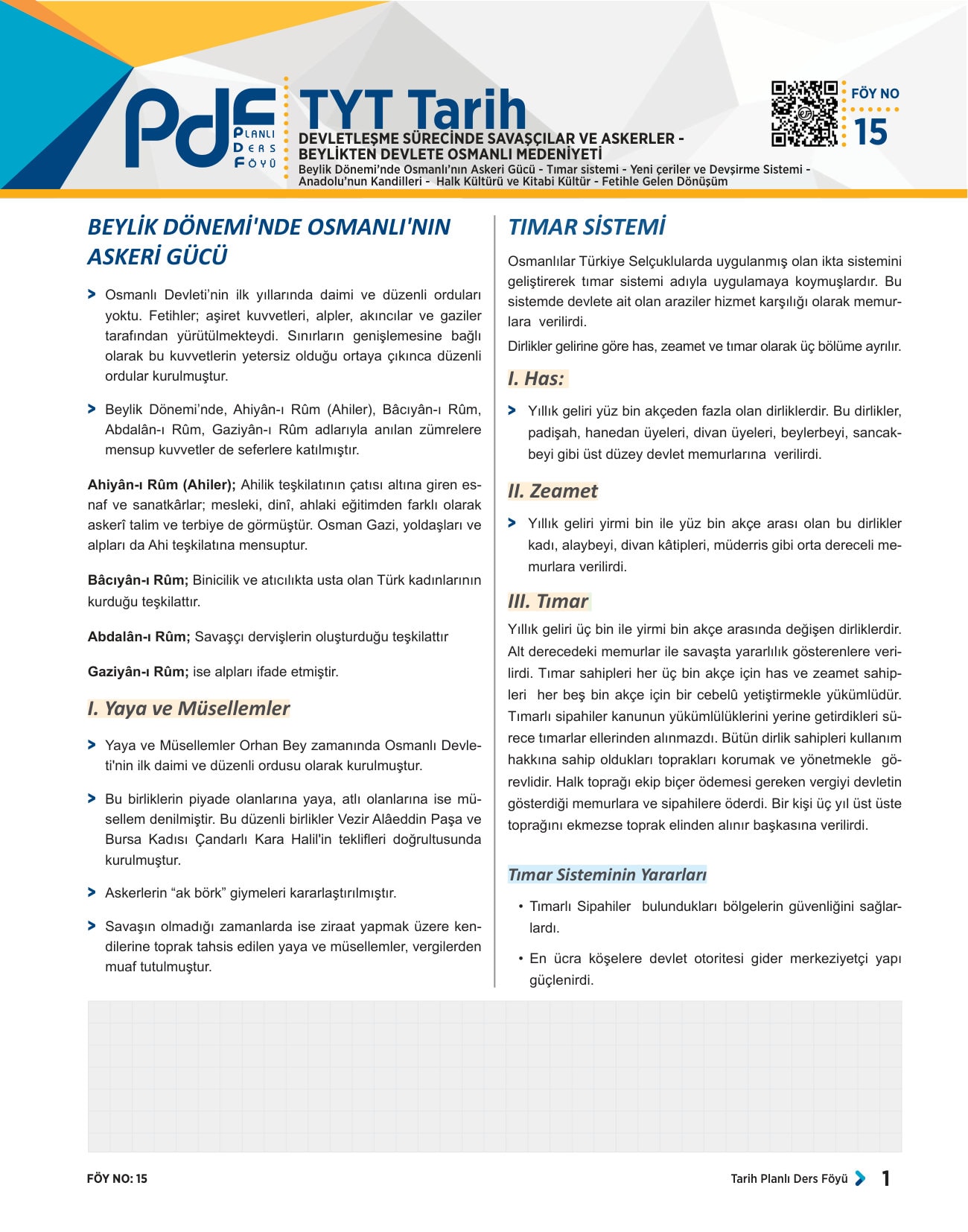 TYT Tarih PDF Ogrenci