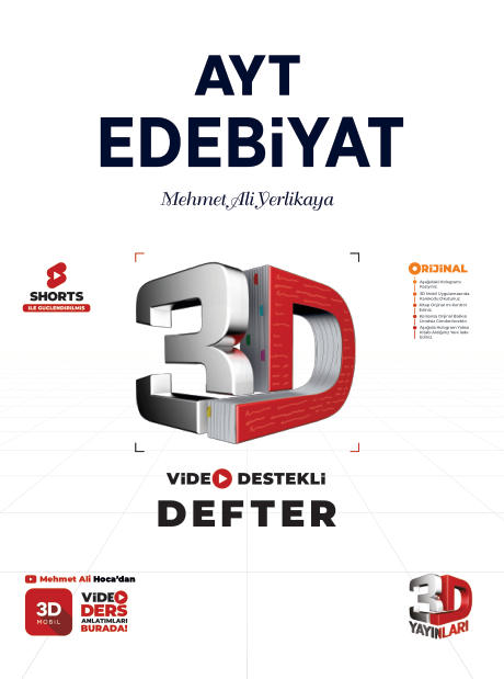 AYT Edebiyat VDD örnek sayfalar