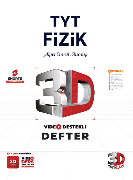 3D TYT FİZİK VDD