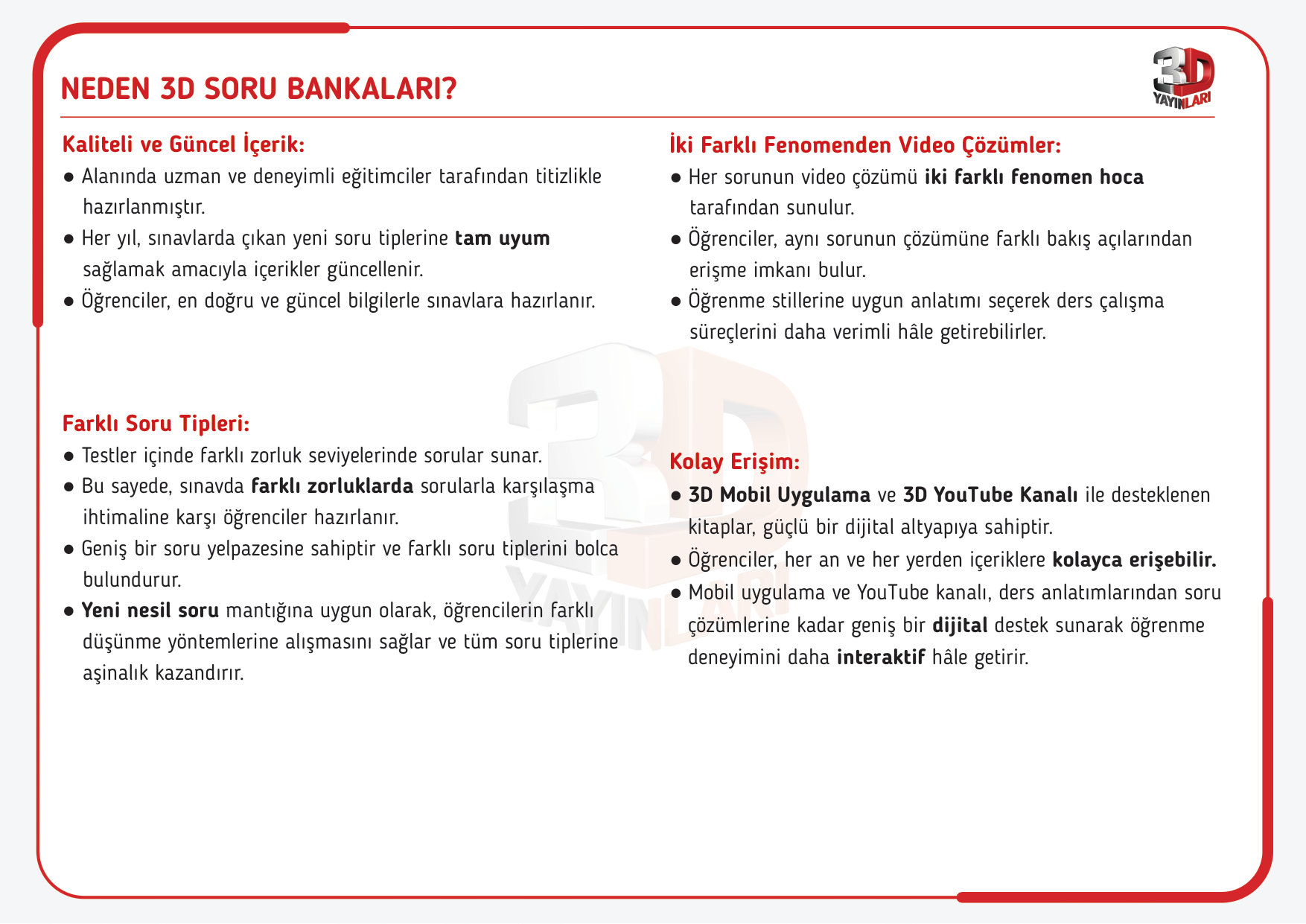 Neden 3D Soru Bankaları — sayfa 1