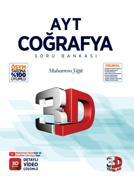 3D AYT Coğrafya Soru Bankası