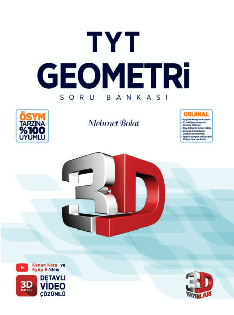 3D TYT Geometri Soru Bankası