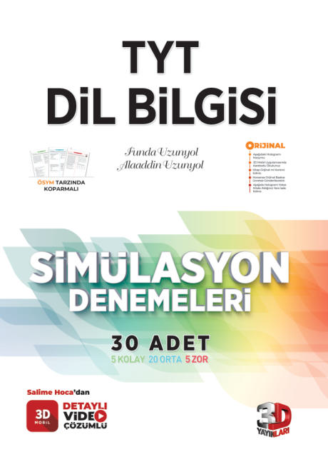 3D TYT Dilbilgisi SimülasyonDenemeleri