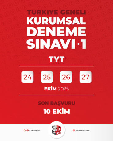 Türkiye Geneli Kurumsal Denemeler