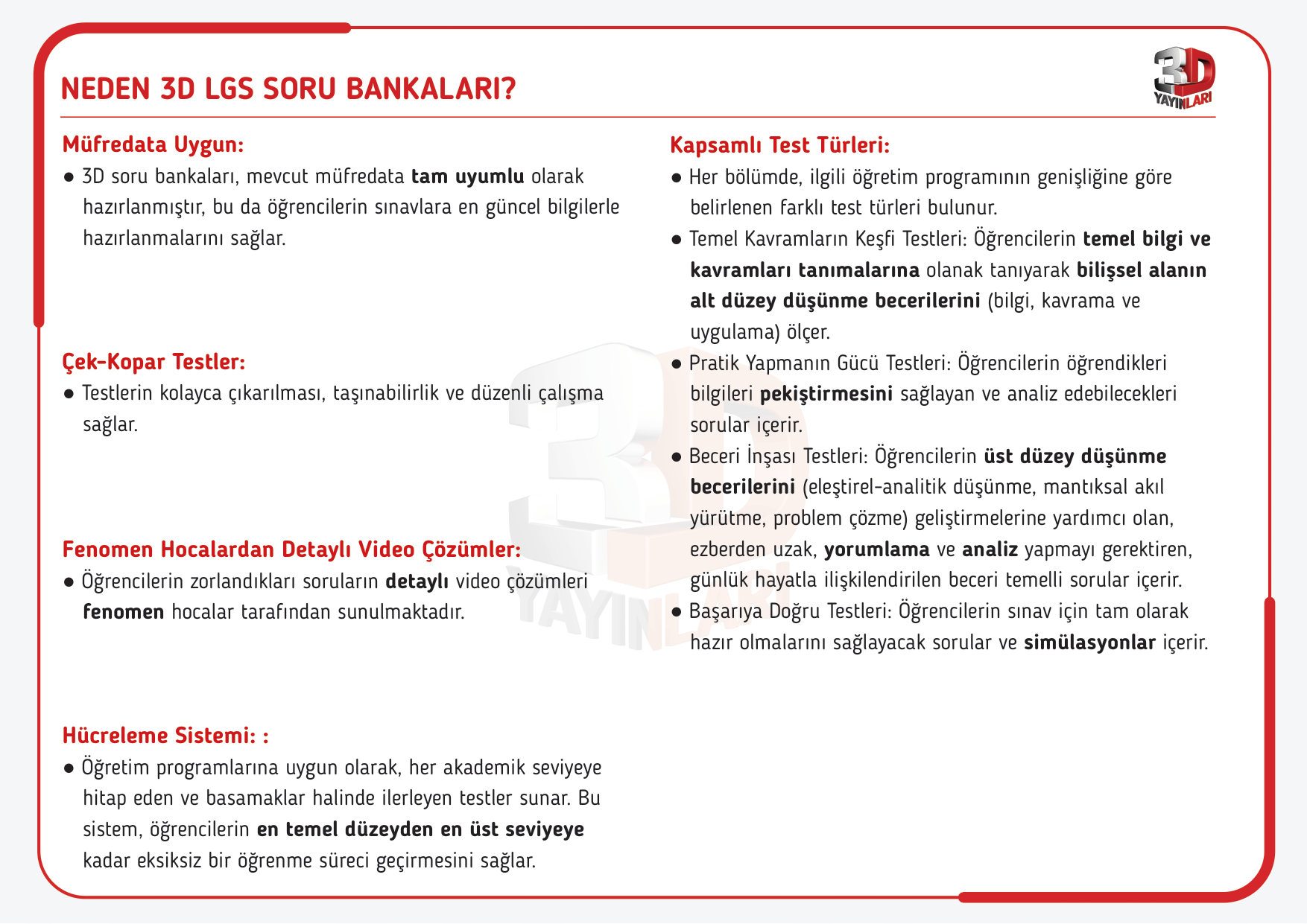 NEDEN 3D LGS SORU BANKASI — sayfa 1