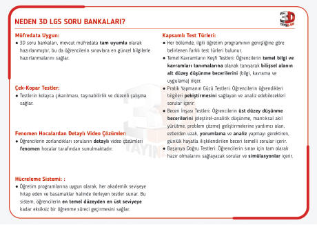 NEDEN 3D LGS SORU BANKASI