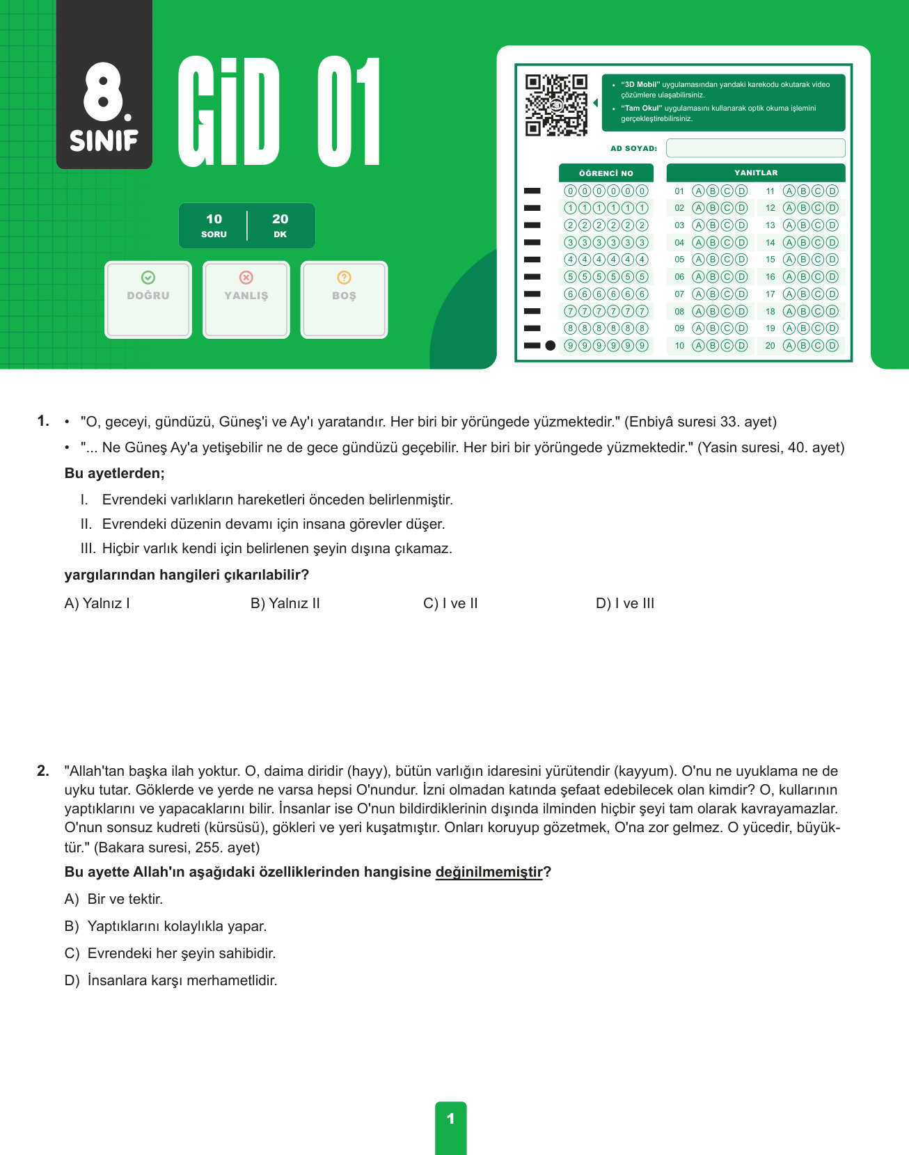3D LGS DinKültürü GİD Simülasyonları — sayfa 1