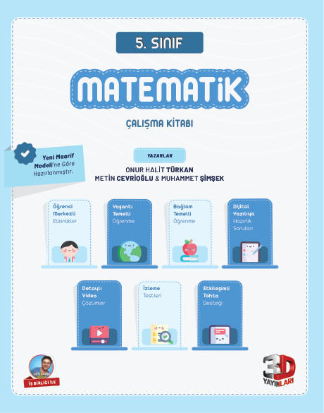 3D 5.Sınıf Matematik Çalışma Kitabı
