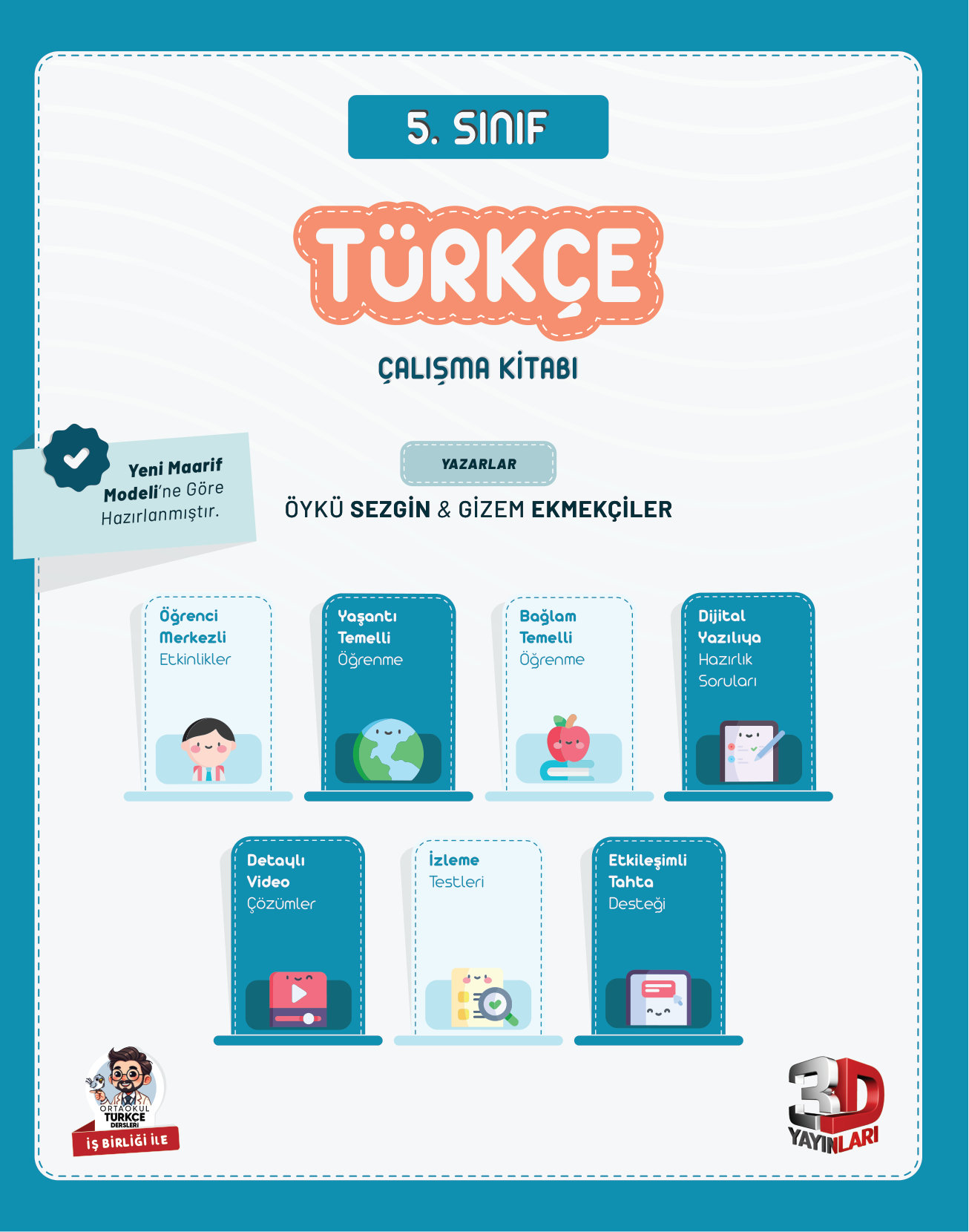 3D 5.Sınıf Türkçe Çalışma Kitabı — sayfa 1