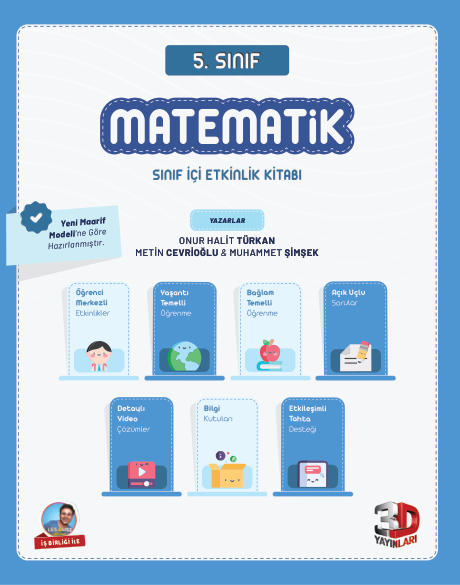3D 5.Sınıf Matematik Sınıf İçi Etkinlik Kitabı