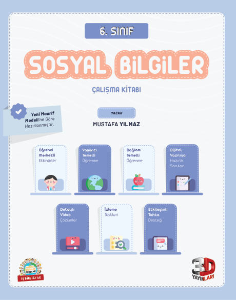 3D 6.Sınıf SosyalBilgiler Çalışma Kitabı