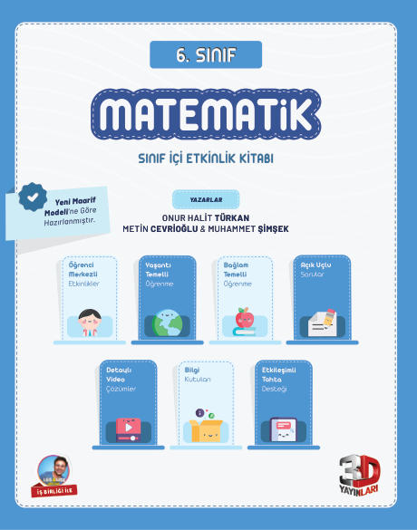 3D 6.sinif Matematik Sınıf İçi Etkinlik Kitabi