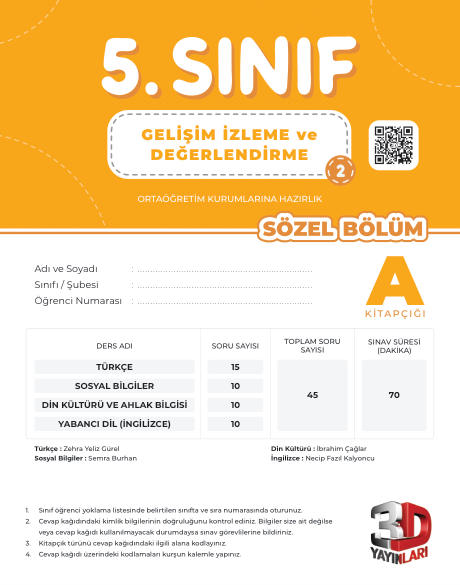 3D 5.SINIF GİD 02 SÖZEL