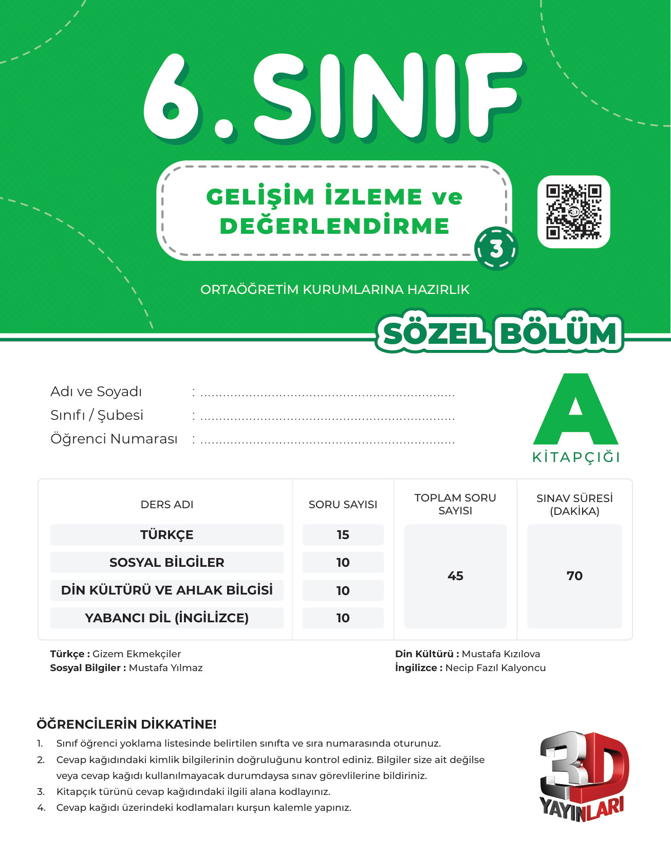 3D 6.SINIF GİD 03 SÖZEL — sayfa 1