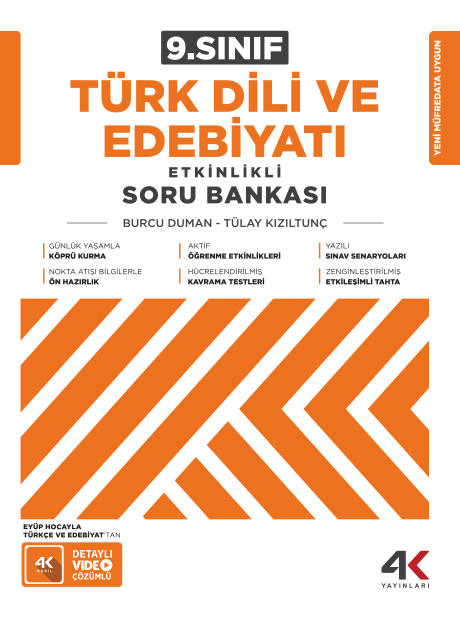 4K-9. SINIF ÖRNEK SAYFALAR