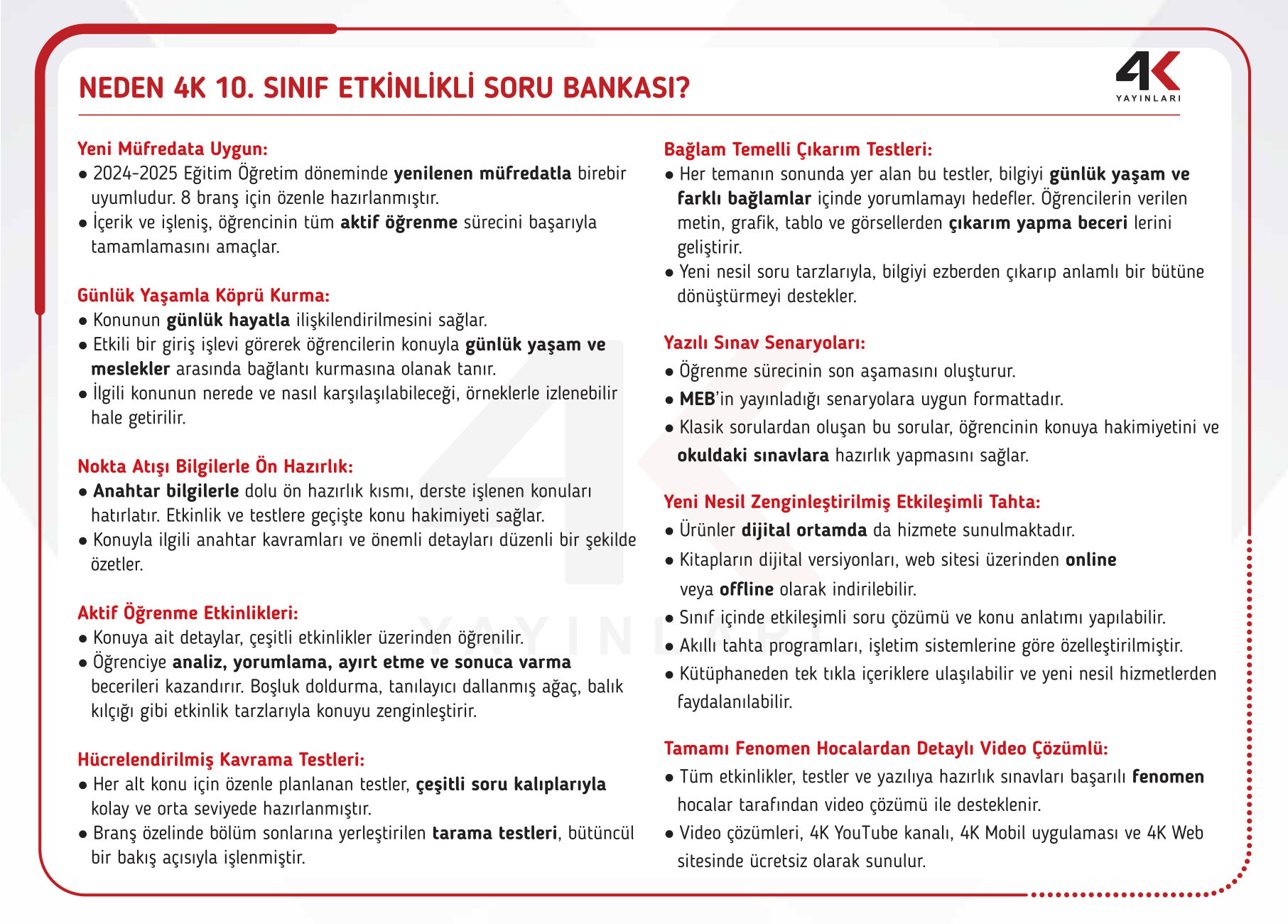 TANITIM 10. SINIF SORU BANKASI — sayfa 1