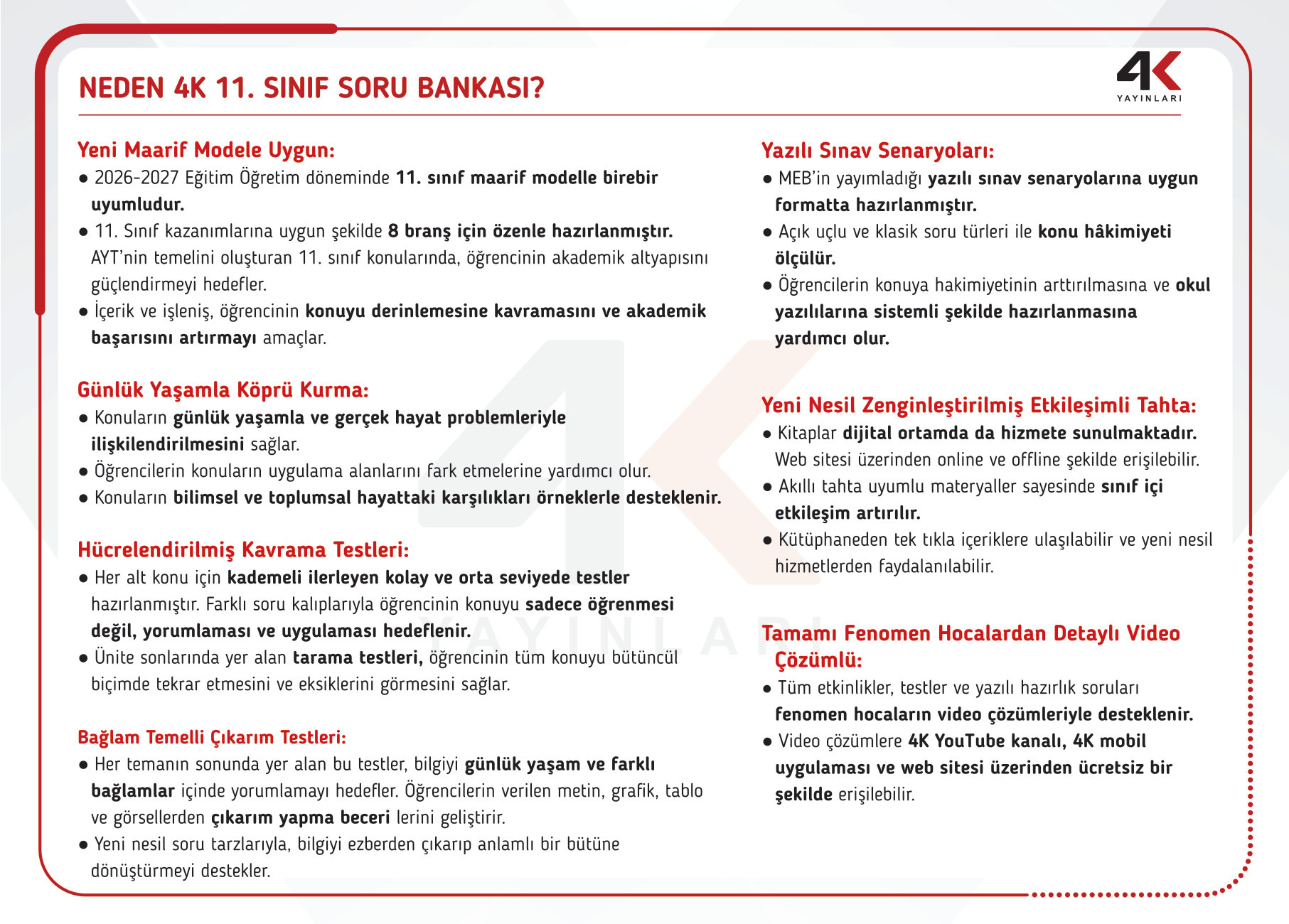 TANITIM 11. SINIF SORU BANKASI — sayfa 1