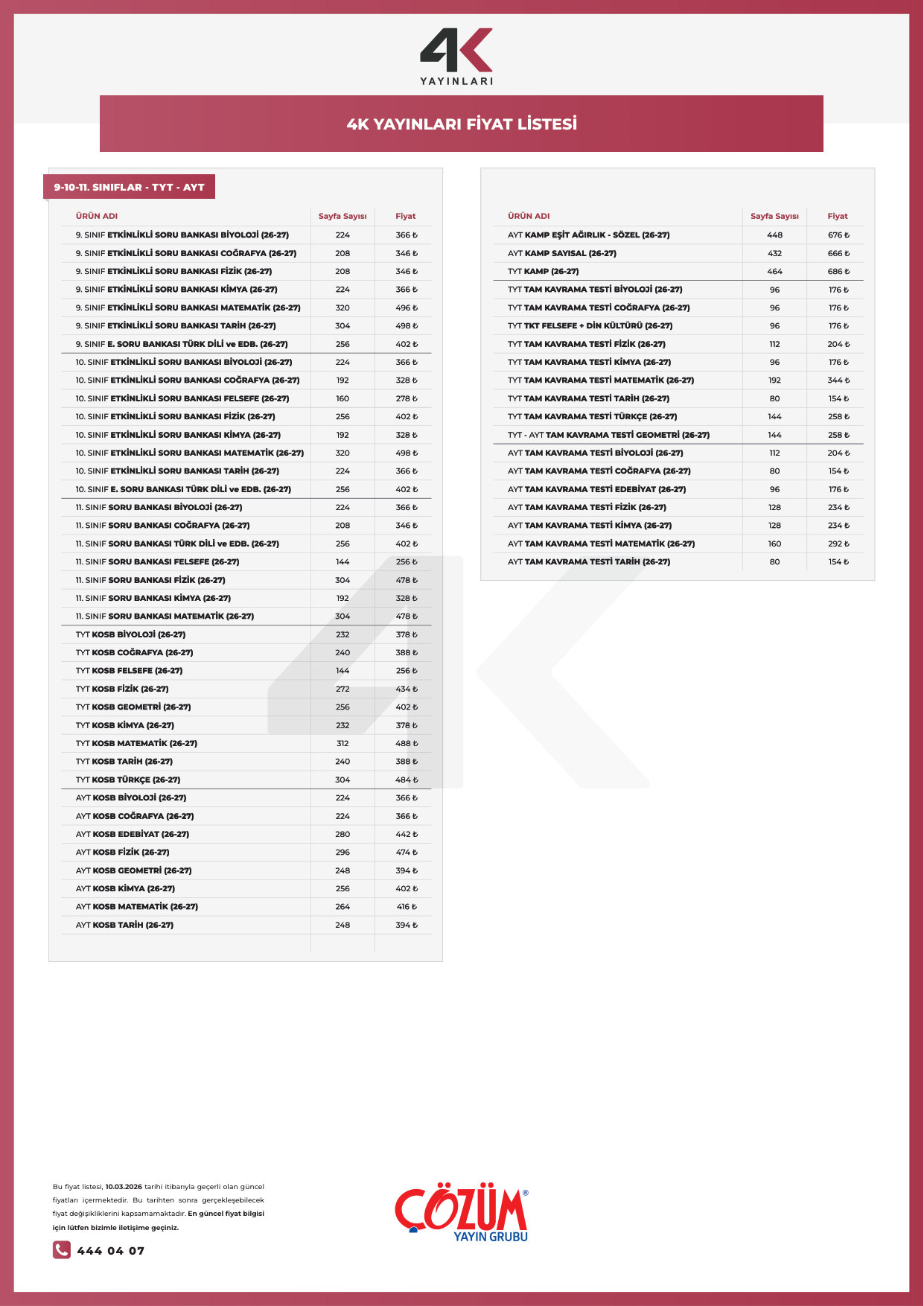 4K FIYAT LISTESI 26-27 (7) — sayfa 1