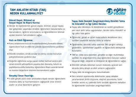 NEDEN TAM ANLATIM KİTABI (TAK)