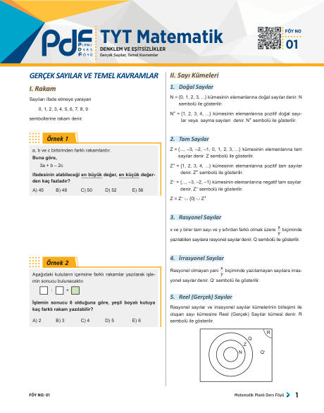 TYT PDF MATEMATİK