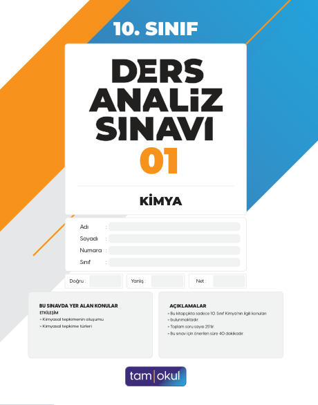 10.SINIF KİMYA DAS 1