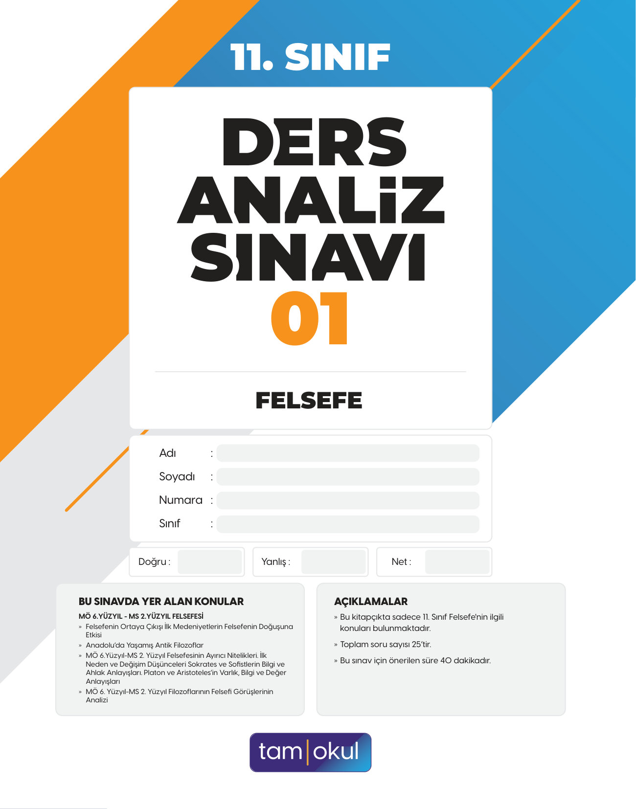 11. SINIF DAS FELSEFE — sayfa 1