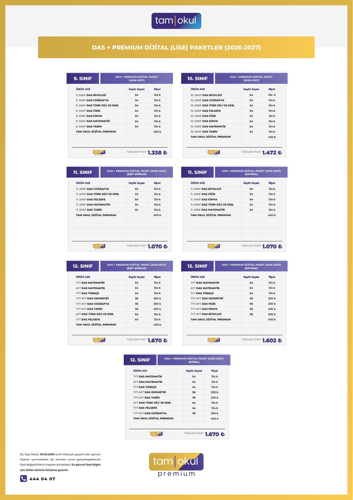 DAS+PREMIUM FIYAT LISTESI 2026-27 — sayfa 1